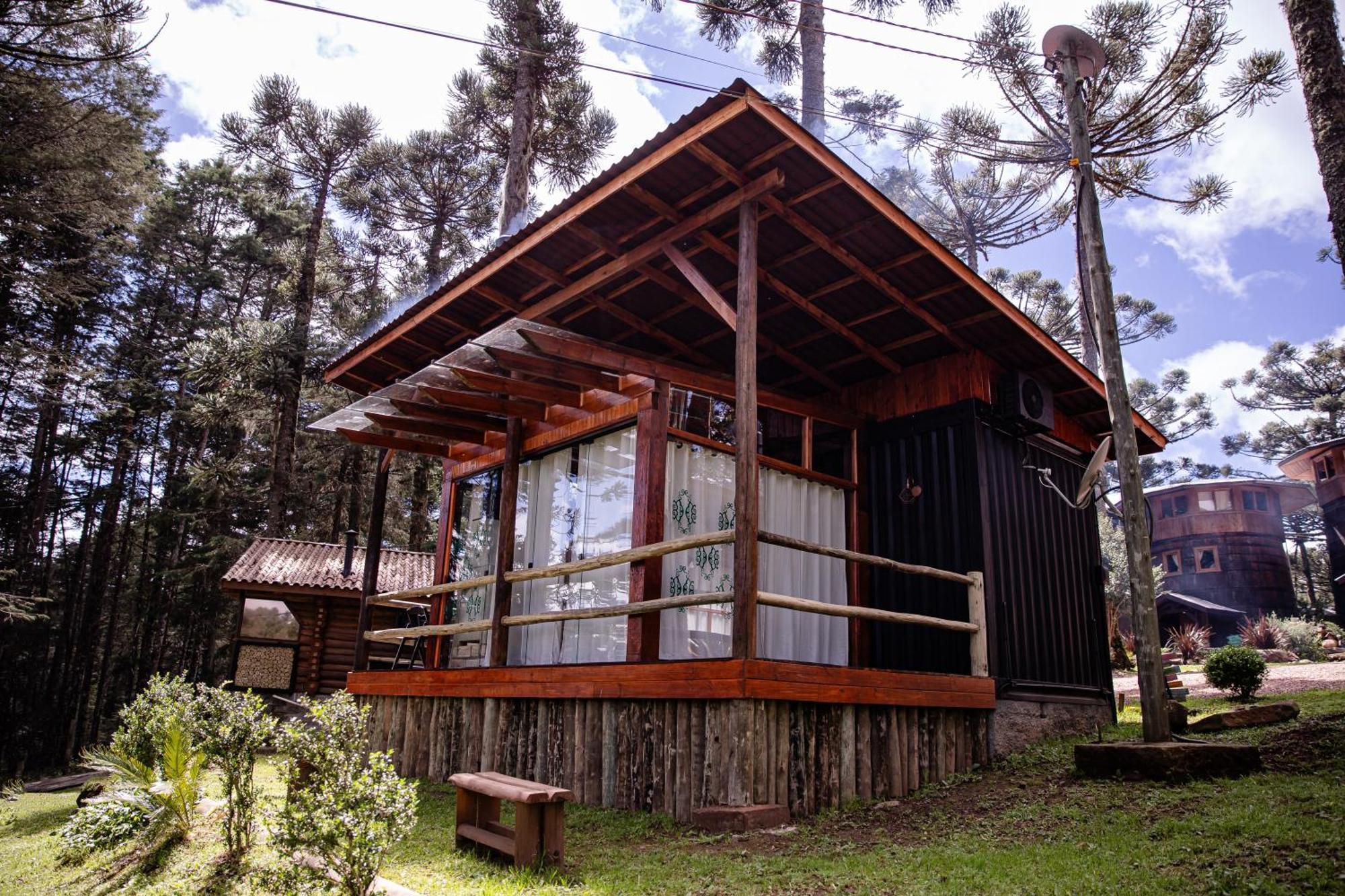 Refugio Do Caracol Pipas E Chales Канела Екстер'єр фото